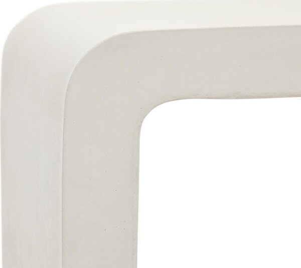 MUZZA KONZOLOVÝ STOLÍK Blava 120 x 80 cm biely
