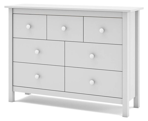 MUZZA Komoda xamia 110 x 80 cm biela