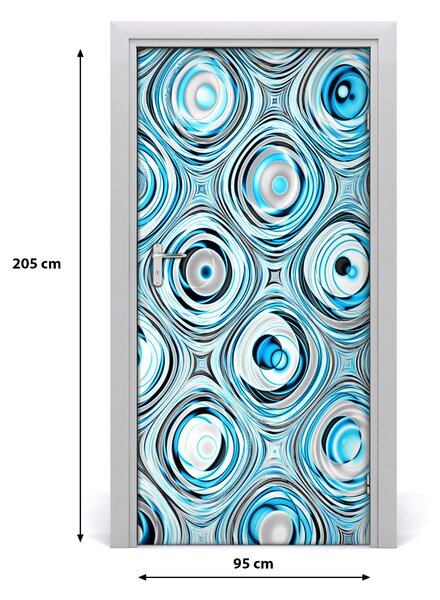 Fototapeta na dvere fraktálne grafika 95x205 cm