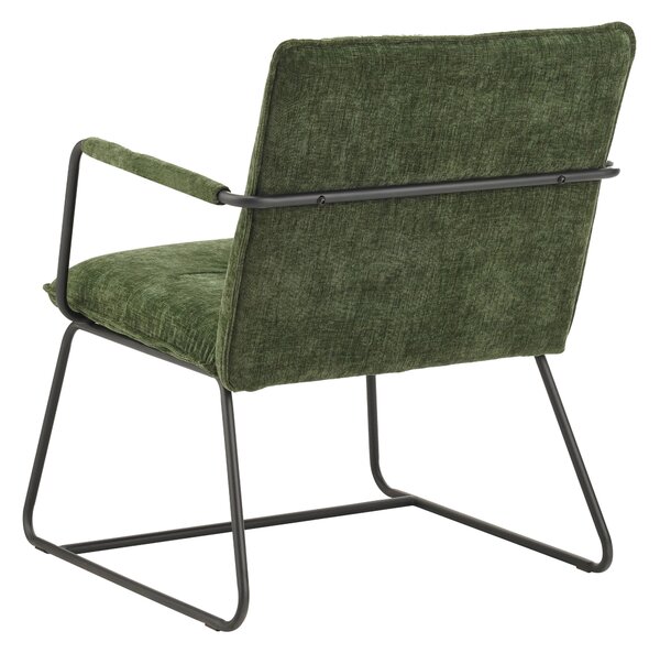 KRESLO, textil, tmavozelená MID.YOU - Online Only jedálne, Online Only