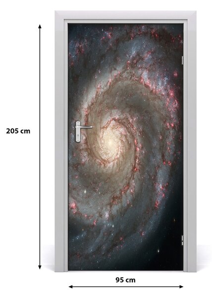 Fototapeta samolepiace na dvere mliečna dráha 95x205 cm