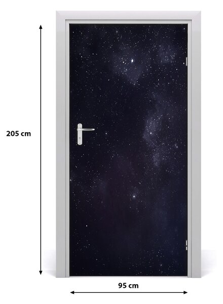 Fototapeta samolepiace na dvere hviezdokopa 95x205 cm