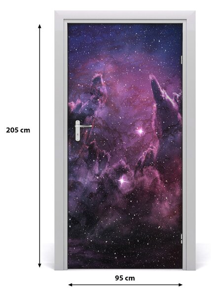 Fototapeta samolepiace na dvere mliečna dráha 95x205 cm