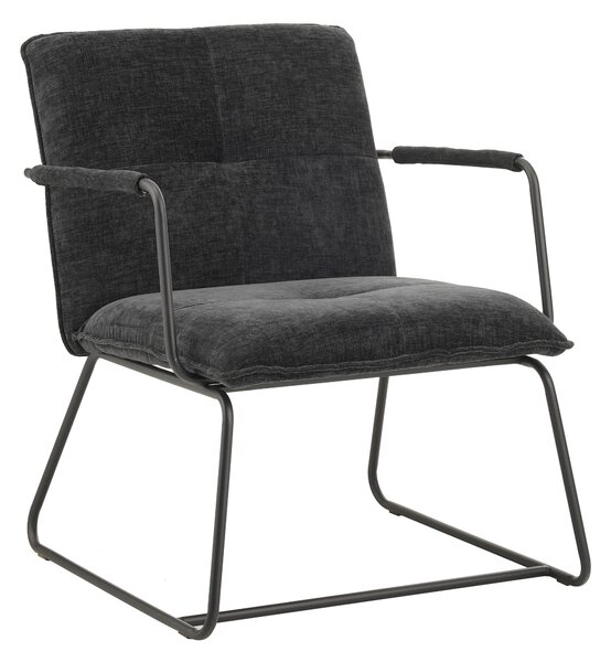 KRESLO, textil, čierna MID.YOU - Online Only jedálne, Online Only