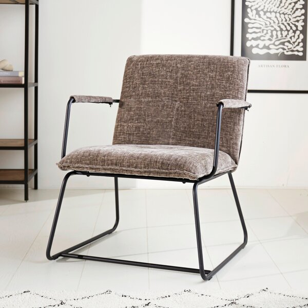 KRESLO, textil, sivá MID.YOU - Online Only jedálne, Online Only