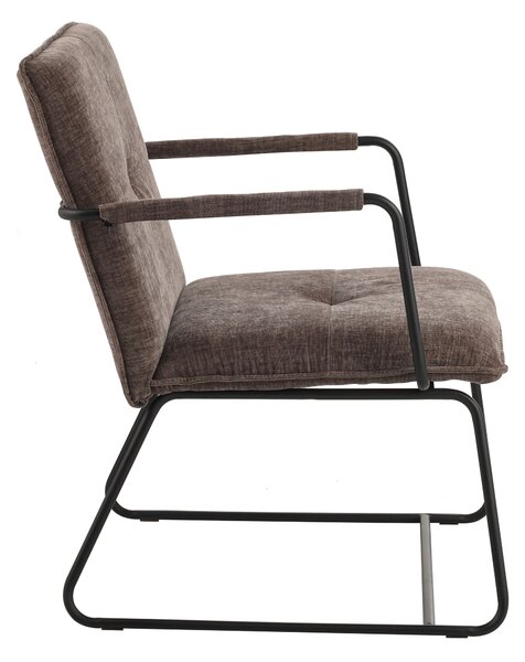 KRESLO, textil, sivá MID.YOU - Online Only jedálne, Online Only