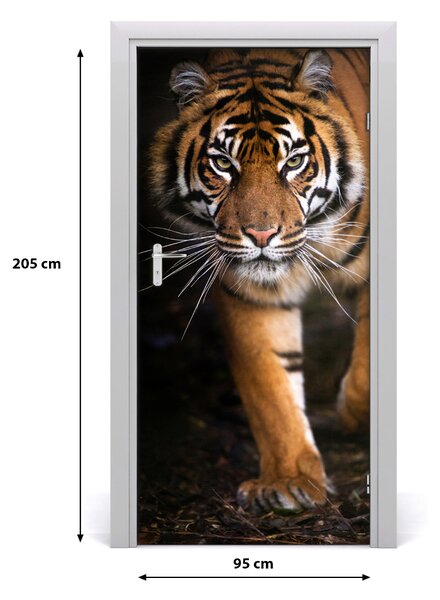 Fototapeta samolepiace na dvere tiger 95x205 cm