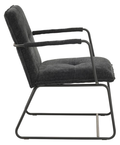 KRESLO, textil, čierna MID.YOU - Online Only jedálne, Online Only