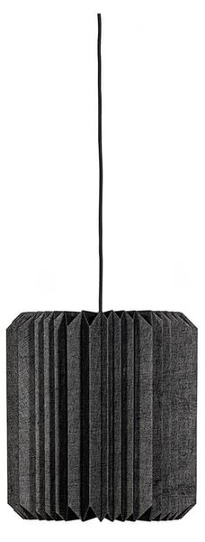 MUZZA Stropná lampa lobba 40 cm čierna