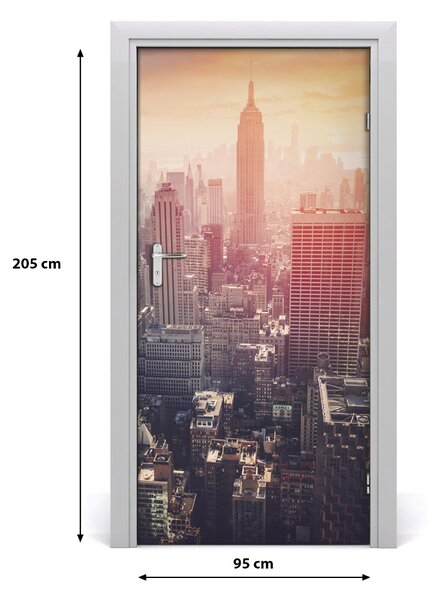 Fototapeta samolepiace dvere New York Panorama 95x205 cm