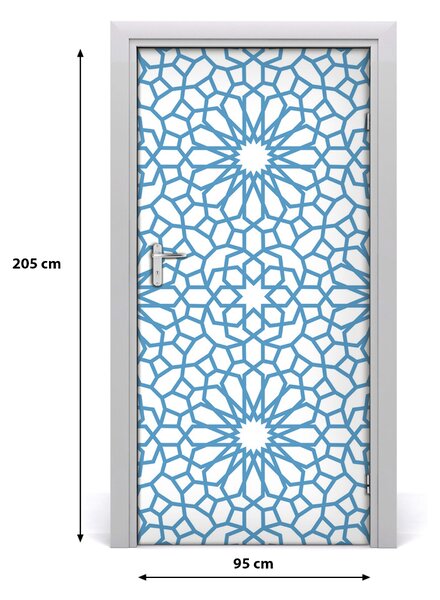 Samolepiace fototapety na dvere orientálny vzor 95x205 cm
