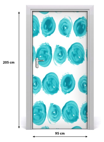 Fototapeta na dvere bodky 95x205 cm