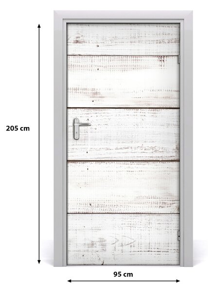 Fototapeta na dvere drevená stena 95x205 cm