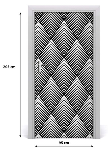 Fototapeta na dvere geometrické pozadie 95x205 cm