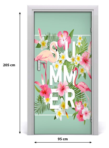 Fototapeta na dvere prázdniny a Fleminga 95x205 cm