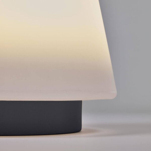 MUZZA Vonkajšia lampa iyad bielo-čierna