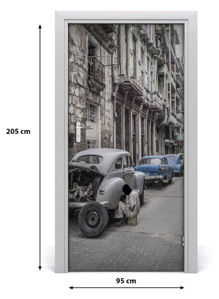 Fototapeta samolepiace na dvere hawana 95x205 cm