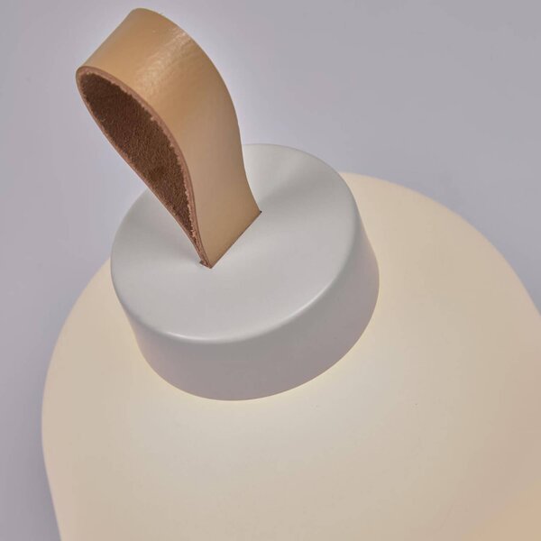 MUZZA Vonkajšia lampa iyad biela