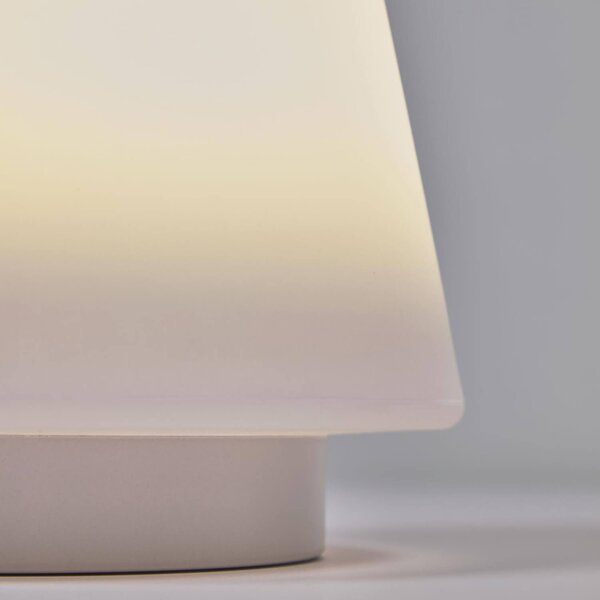 MUZZA Vonkajšia lampa iyad biela
