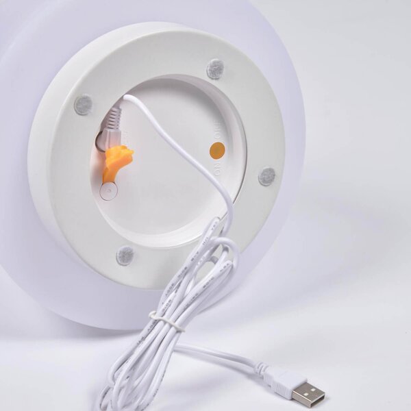 MUZZA Vonkajšia lampa iyad biela