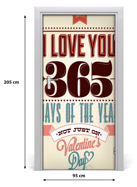 Fototapeta na dvere Valentín 95x205 cm