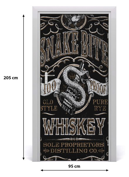 Fototapeta na dvere whiskey 95x205 cm