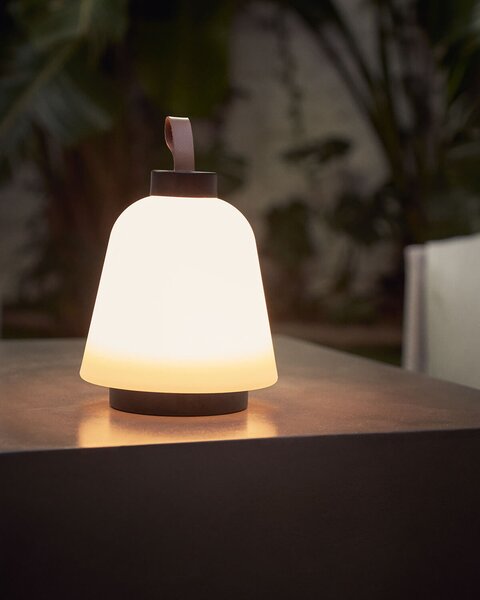 MUZZA Vonkajšia lampa iyad bielo-čierna
