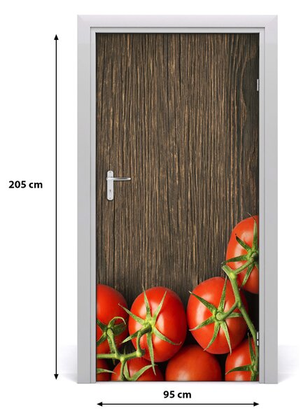 Fototapeta na dvere samolepiace paradajky 95x205 cm