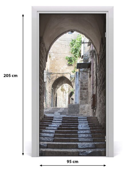 Fototapeta samolepiace dvere Jerozolima Izrael 95x205 cm