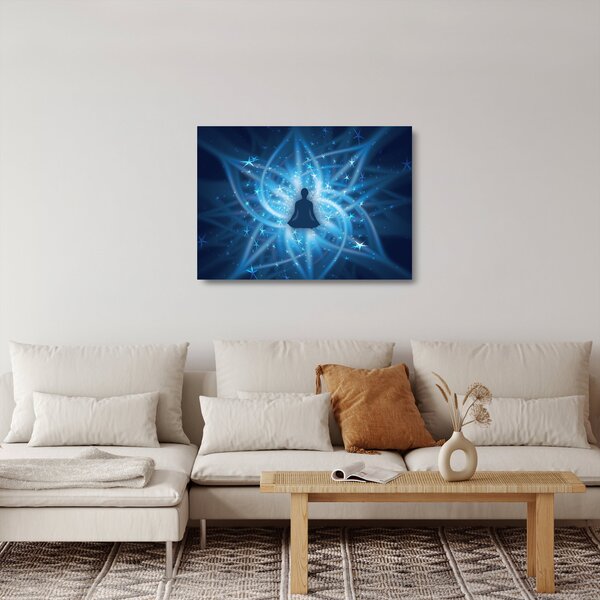 Sklenený obraz - Spirituálna energia (70x50 cm)