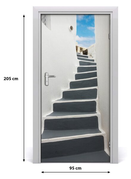 Fototapeta samolepiace na dvere Santorini Grécko 95x205 cm
