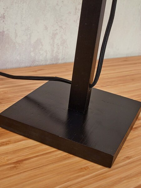 MUZZA Stolná lampa gazuto 37 cm čierna