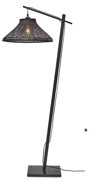 MUZZA Stojacia lampa hitana čierna