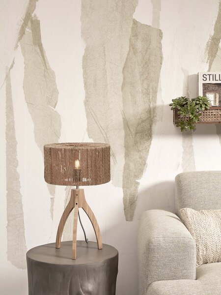 MUZZA Stolná lampa gazuto 40 cm prírodná