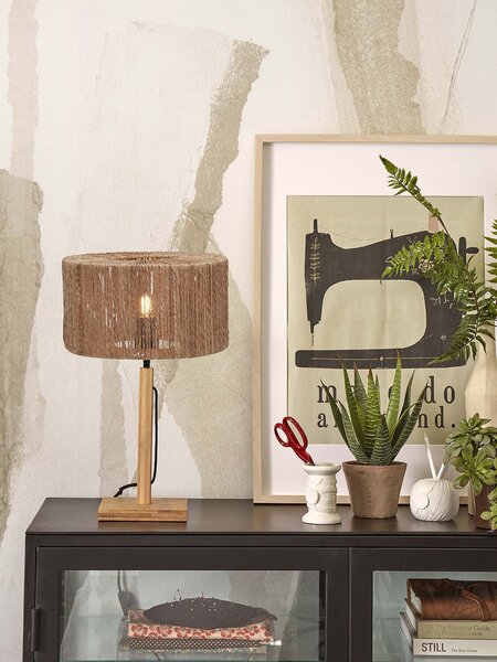 MUZZA Stolná lampa gazuto 37 cm prírodná