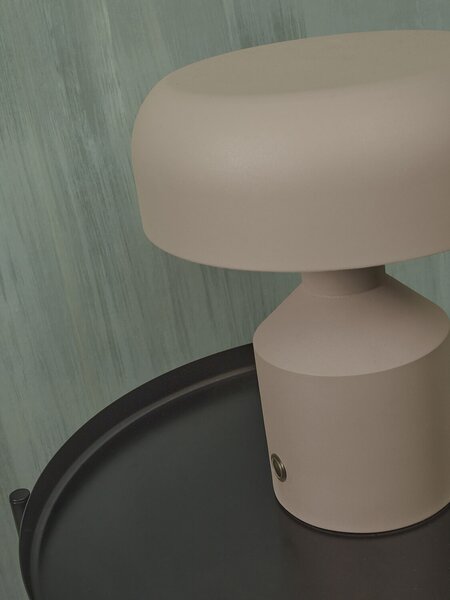 MUZZA Stolná lampa troppo 30 cm piesková
