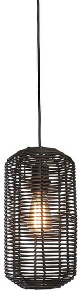 MUZZA Stropná lampa tanami 35 cm čierna