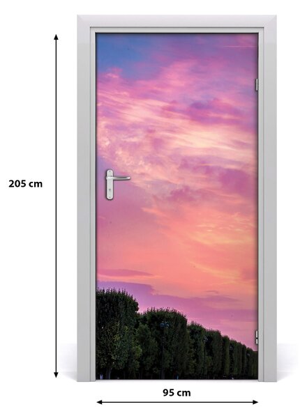 Fototapeta samolepiace na dvere Eiffelova veža 95x205 cm