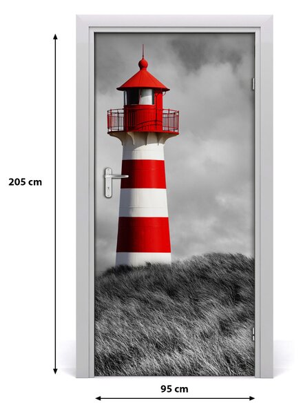 Fototapeta samolepiace na dvere morský maják 95x205 cm