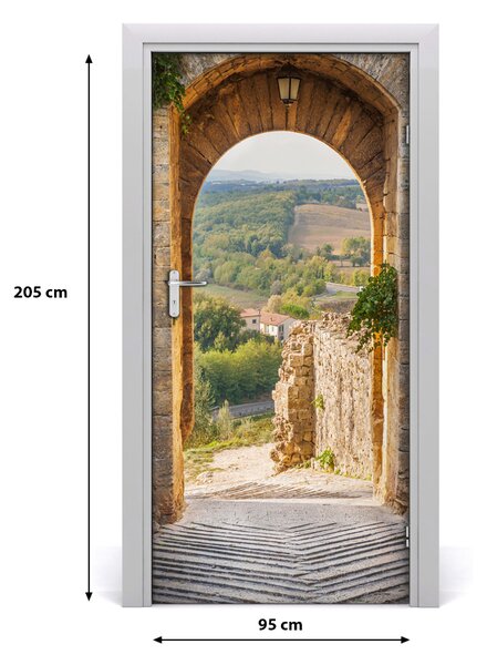 Fototapeta samolepiace na dvere Toskánsko Taliansko 95x205 cm