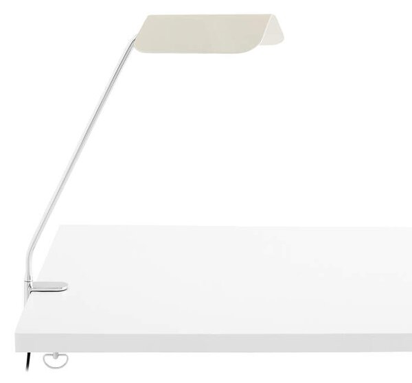 HAY Lampa Apex Desk Clip, oyster white AD345