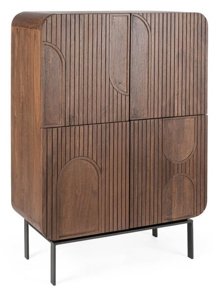 MUZZA Kabinet sarrina 90 x 120 cm hnedý