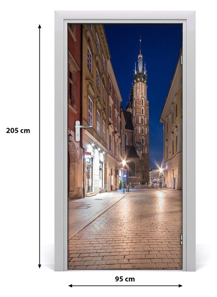 Fototapeta samolepiace na dvere Krakov Poľsko 95x205 cm