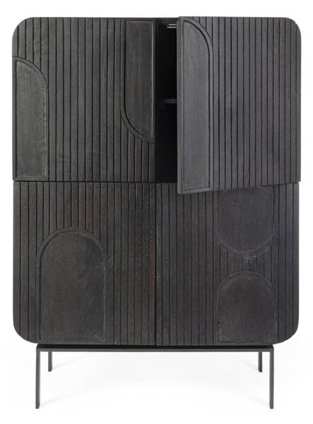 MUZZA Kabinet sarrina 90 x 120 cm hnedý