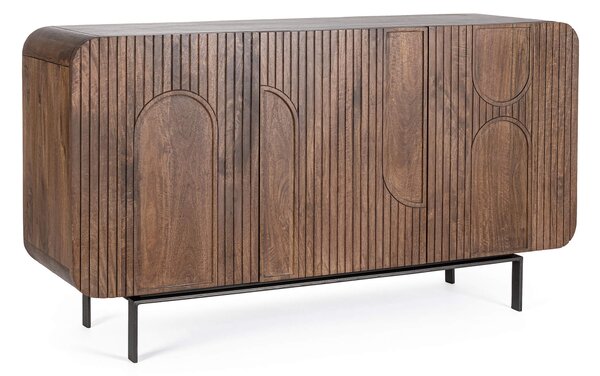 MUZZA Komoda sarrina 145 x 82 cm hnedá