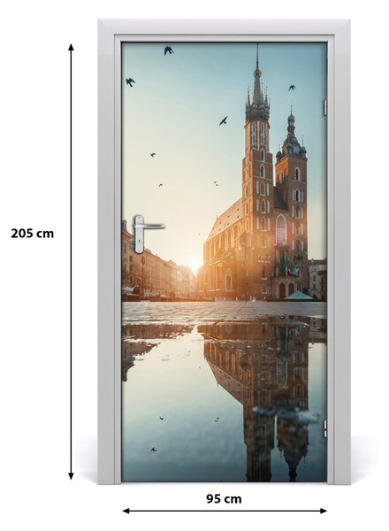 Fototapeta samolepiace na dvere Krakov Poľsko 95x205 cm