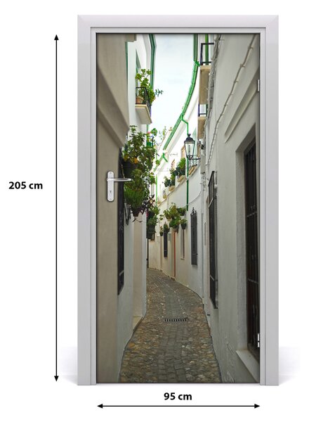 Fototapeta samolepiace dvere Andalúzie uličky 95x205 cm