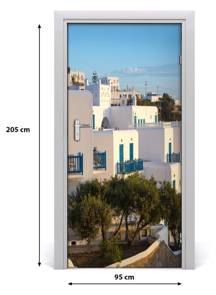 Fototapeta samolepiace na dvere Mykonos Grécko 95x205 cm