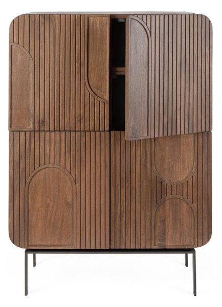 MUZZA Kabinet sarrina 90 x 120 cm hnedý