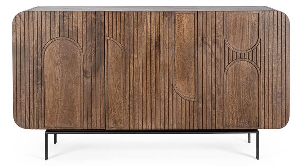 MUZZA Komoda sarrina 145 x 82 cm hnedá